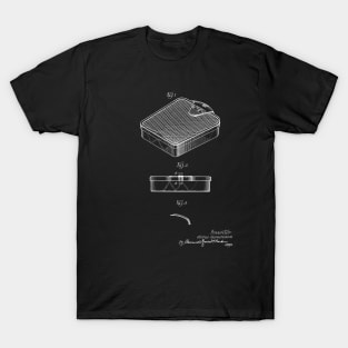 Bathroom Scale Vintage Patent Drawing T-Shirt